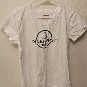 Head White Cotton T-Shirt